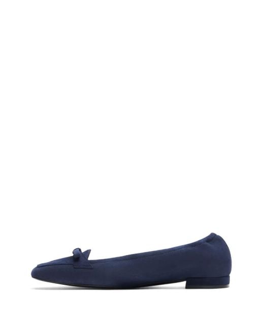 Stuart Weitzman Blue Tully Loafers