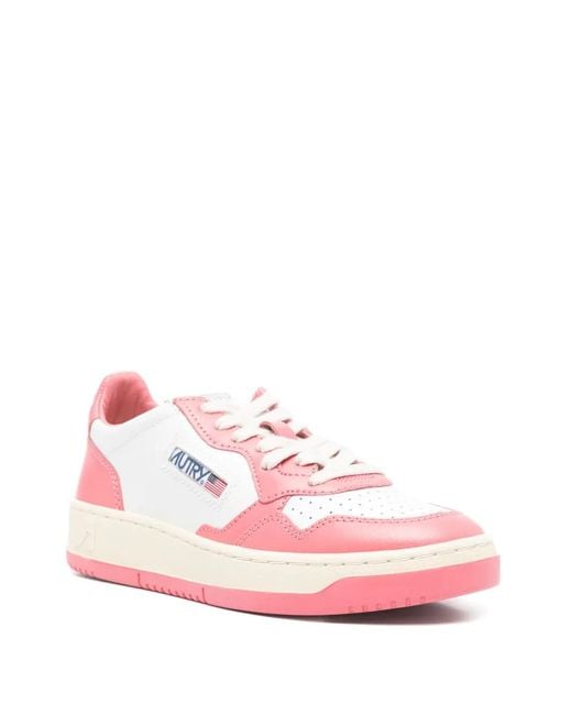 Autry Pink Low Sneaker