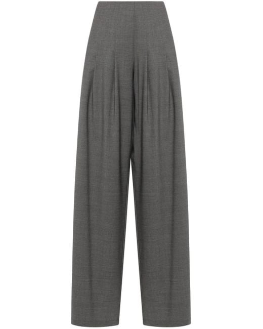 GIUSEPPE DI MORABITO Gray Pleated Trousers