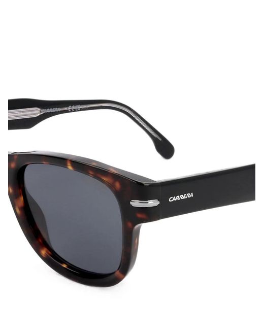 Carrera White Tortoiseshell-Effect Square-Frame Sunglasses for men