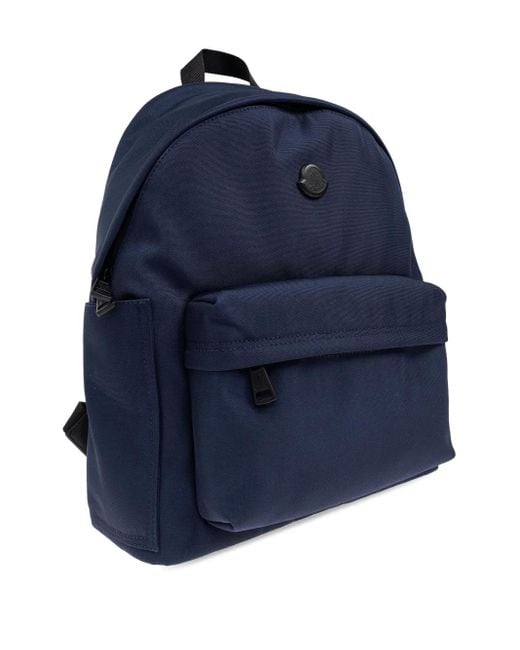 Mochila New Pierrick Con Parche Del Logo Moncler de hombre de color Blue