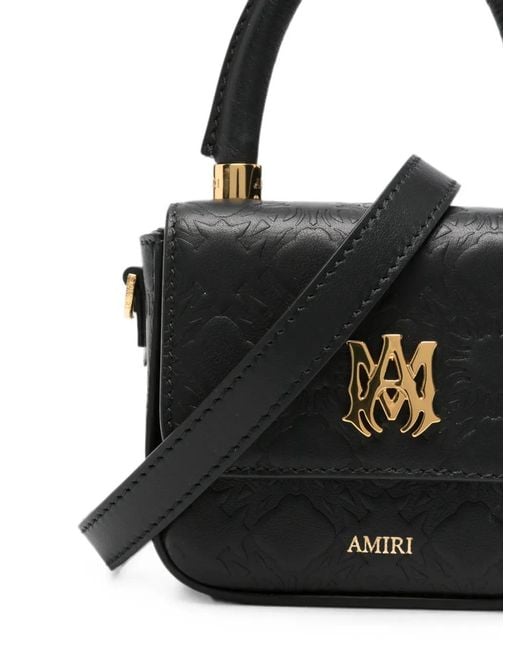 Borsa Mini Con Placca Logo di Amiri in Black