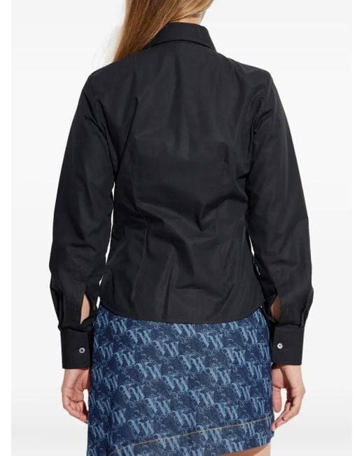 Vivienne Westwood Blue Violin Tuxedo Shirt