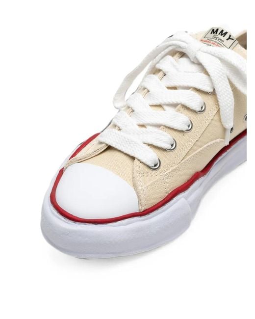 Maison Mihara Yasuhiro White Peterson Og Sole Canvas Low-Top Sneakers