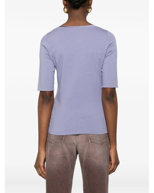Marc Cain Purple Romantic Treasures T-Shirt
