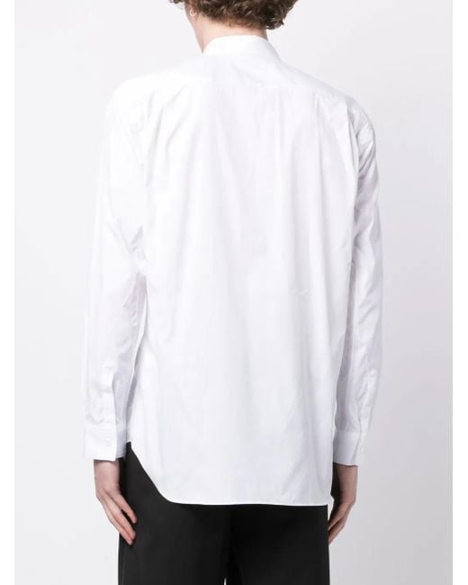 Comme des Garçons White X Be@Rbrick Long-Sleeve Cotton Shirt for men