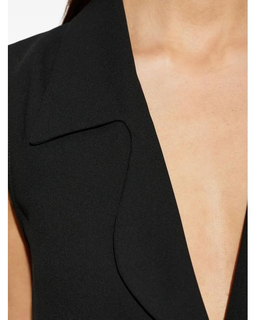 Emporio Armani Black V-Neck Waistcoat