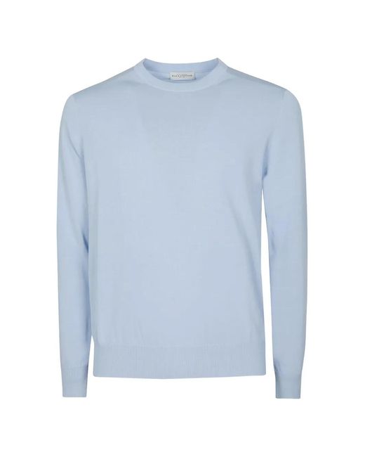 Ballantyne Blue Crew-Neck Sweater for men