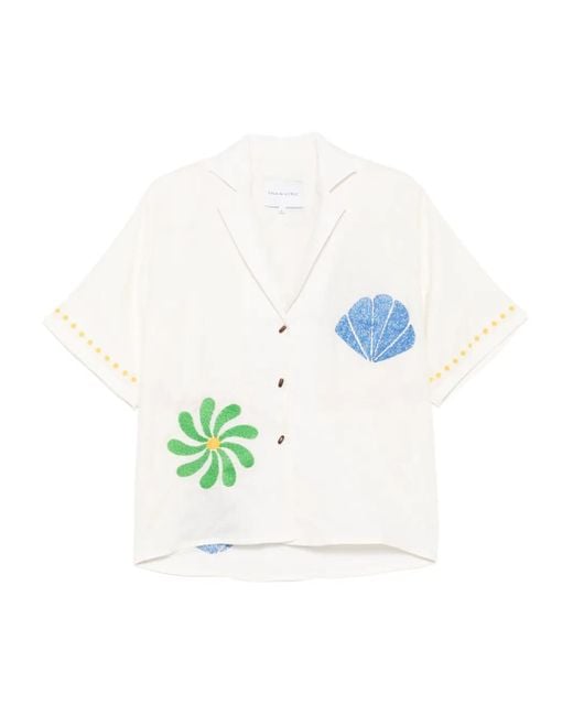 Cala De La Cruz White Sydney Shirt