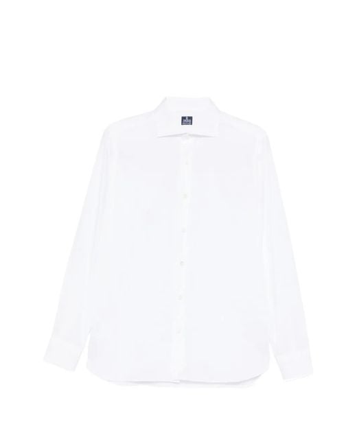 Truzzi White Long-Sleeve Shirt for men