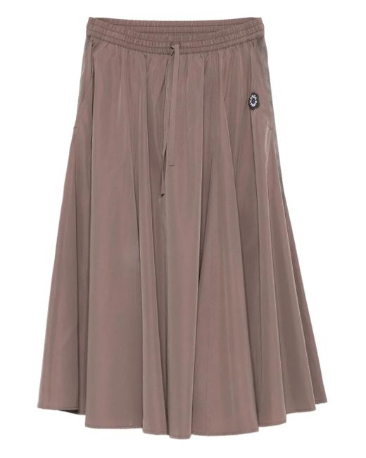 Jupe Mi-Longue Boke Flower 2.0 À Lien De Resserrage KENZO en coloris Brown