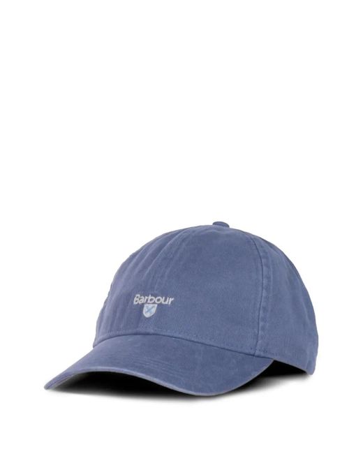 Barbour Blue Cascade Logo-Embroidered Cap for men