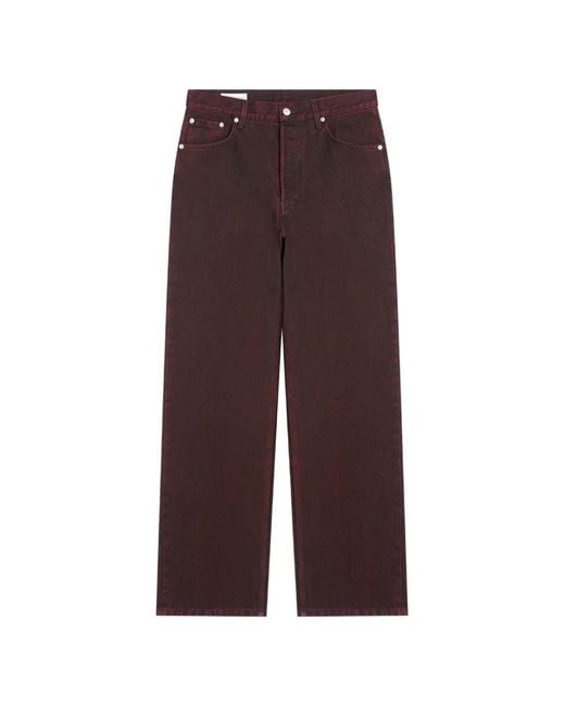 Dries Van Noten Purple Loose-Fit Jeans for men