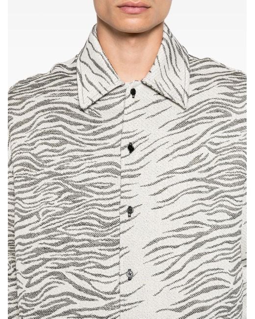 Jacquemus Gray La Chemise Corto Shirt for men