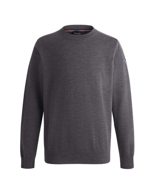 Fusalp Gray Joryn Round-Neck Sweater for men