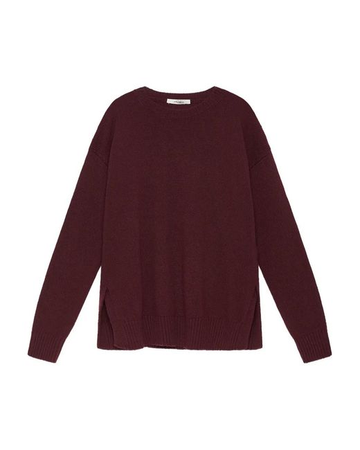 Maliparmi Red Round-Neck Sweater