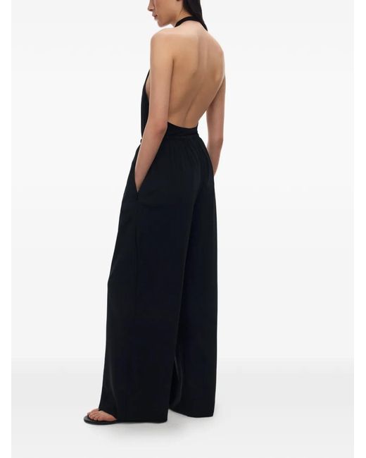 12 STOREEZ Black Cannes Drawstring Trousers