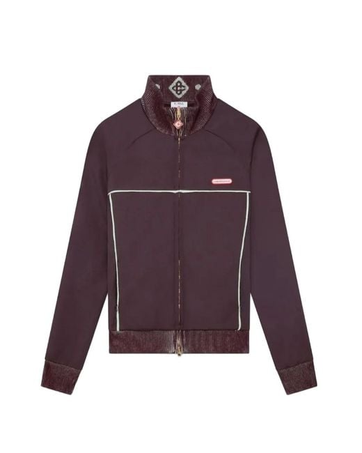 Casablanca Purple Panelled Track Jacket for men