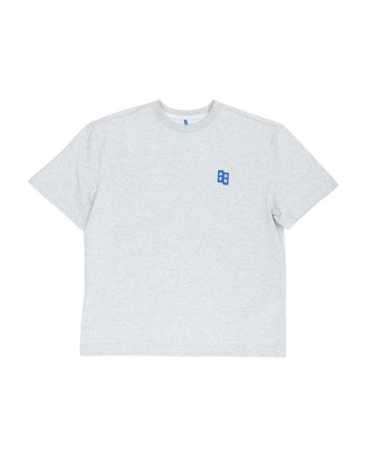 Adererror White Logo-Patch T-Shirt for men