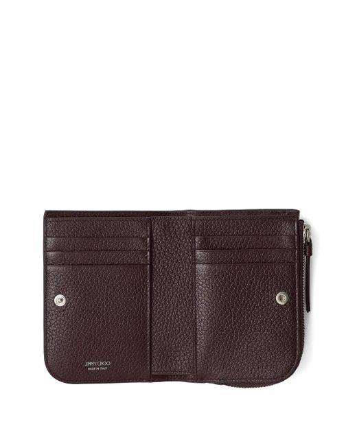 Jimmy Choo ファスナー財布 Brown