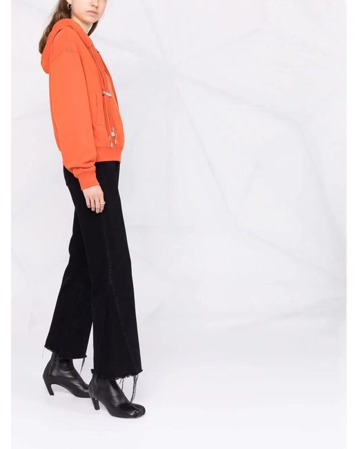 Ambush Orange Hoodie À Liens De Resserrage