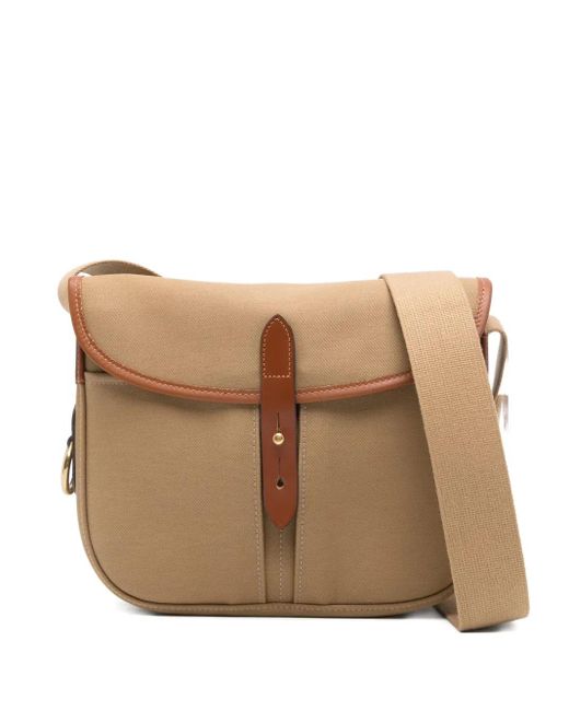 Brady Stour レザートリム サッチェルバッグ Brown