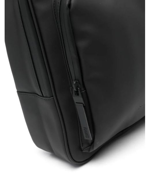 Rains Black Book Daypack Waterproof Backpack