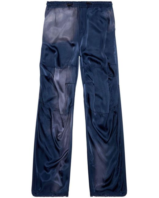Pantalones cargo P-Marty anchos DIESEL de hombre de color Blue
