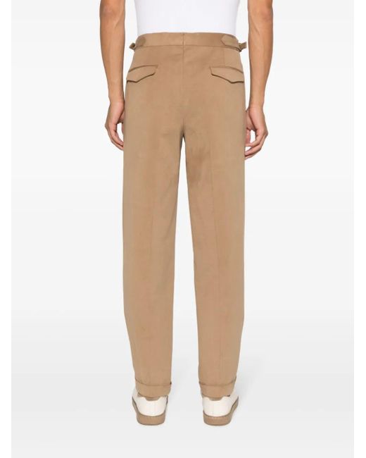Briglia 1949 Natural Straight-Leg Cotton Trousers for men