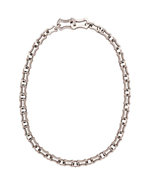 メンズ Prada チェーン ネックレス メタリック Lyst