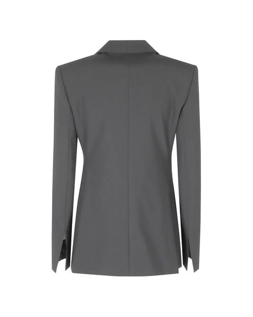 Alberta Ferretti Black Tone Buttoned Blazer