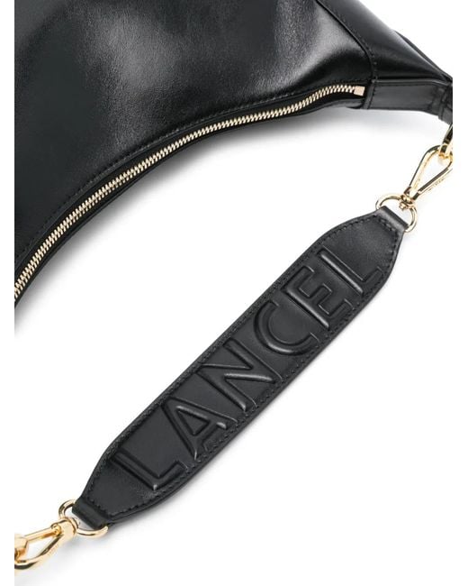 Lancel Black Origami Tote Bag