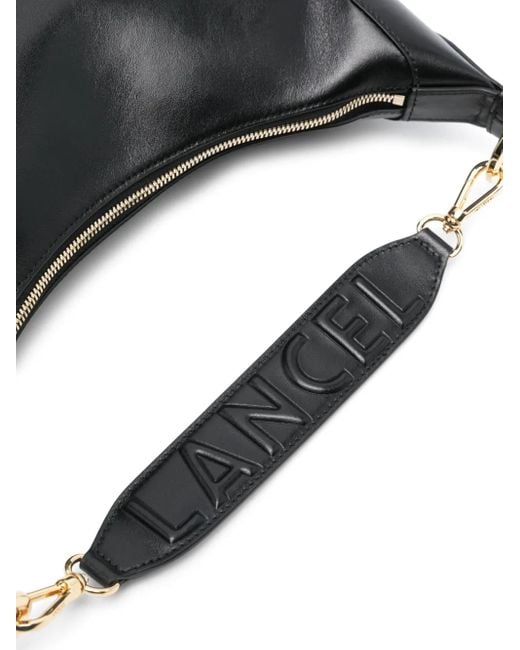Lancel Black Origami Tote Bag