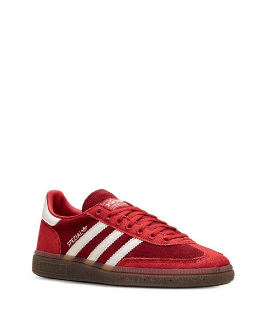 Adidas Red Handball Spezial Stripes Sneakers