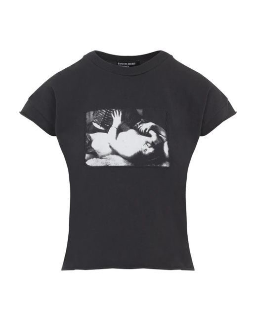 Enfants Riches Deprimes Black Graphic-Print Cotton T-Shirt