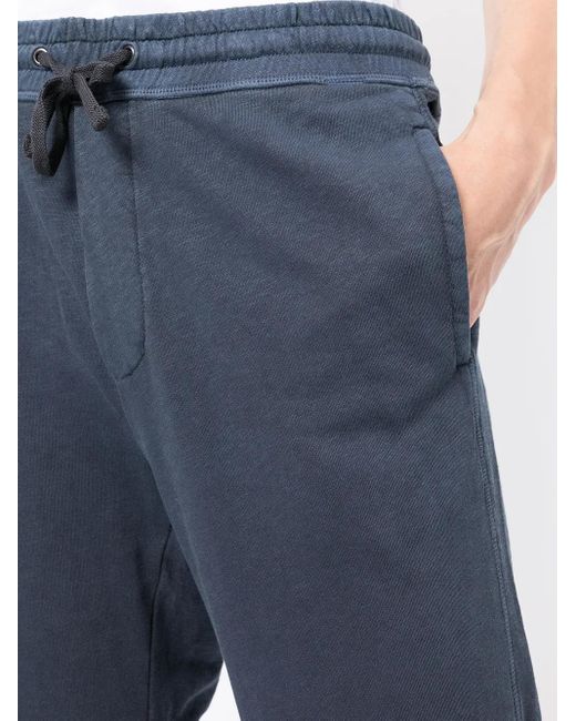 James Perse Blue Drawstring Fleece Sweatpants for men