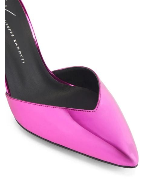 Giuseppe Zanotti Pink Alenee Leather Pumps