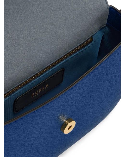 Furla Blue Moonlight Shoulder Bag S
