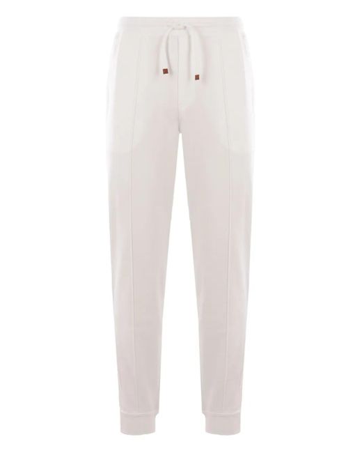 メンズ Brunello Cucinelli トラックパンツ White