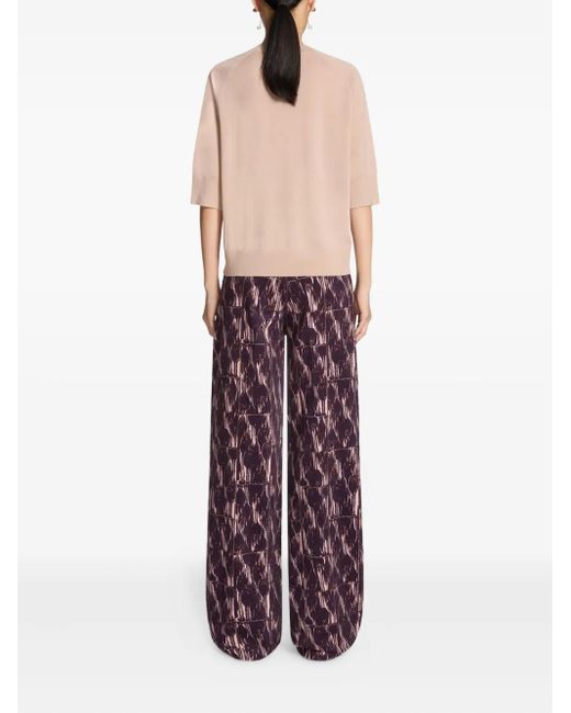 Dries Van Noten Natural Raglan-Sleeve Sweater