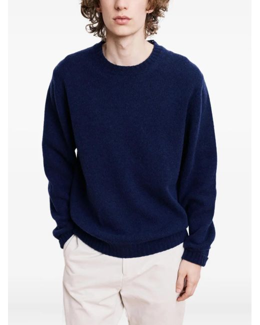 Hartford Blue Crewneck Sweater for men