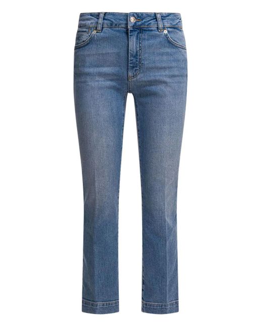Vaqueros Con Parche Del Logo Sportmax de color Blue