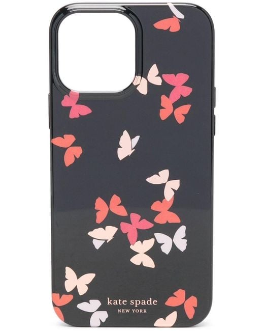 Kate Spade Butterflyprint Iphone 13 Pro Max Case in Black Lyst