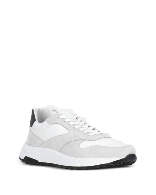 Hogan White Hyperlight Panelled Sneakers for men