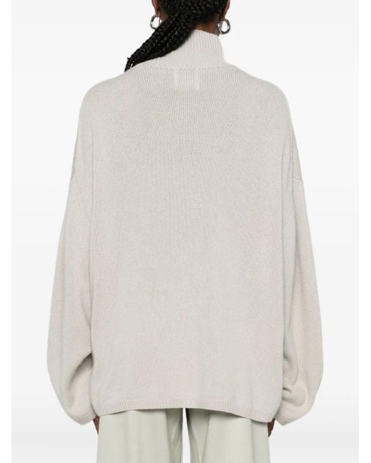 Pull À Col Roulé Allude en coloris White