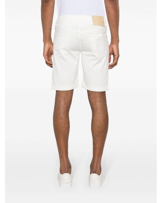 Jacob Cohen Stretch Bermuda Shorts in het White voor heren