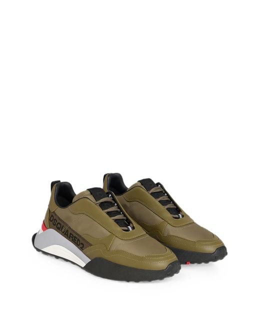 DSquared² Green Baskets D2 Flow À Empiècements for men