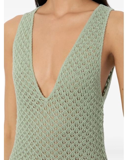 Alice + Olivia Green Annalise Tank Top