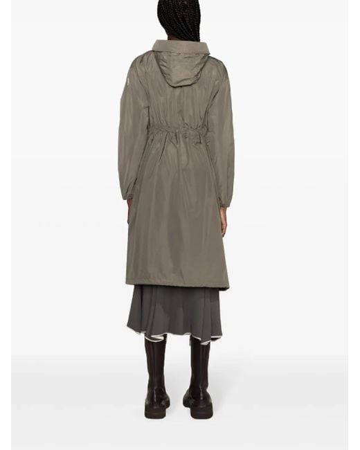 Moncler Mantio Parka Met Capuchon in het Gray