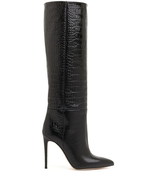 Paris Texas Black Boots Grey